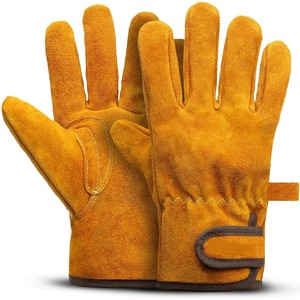 Leather Safety Work Gloves Long Sleeve Heat Resistant Fireproof Forge Welding Gloves <b>Men</b> Women Grill BBQ Oven Cycling Sports - Product Image 2