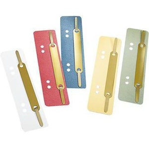 Tiras de Cartón Reciclado para Encuadernación 3.4 X 15 cm 250 G/m² 50 Rojo/Azul/Verde 25 Amarillo/Blanco 200/Paquete SOENNE - Product Image 1