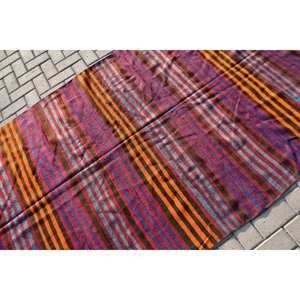 Tapis moderne orange orange 4,6x8,8 pieds Tapis turcs - Product Image 5