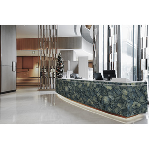 เคาน์เตอร์ครัวและห้องน้ำแบบสั่งทำพิเศษ หินควอตซ์ Calacatta สำหรับโครงการโรงแรม พร้อมบริการตัดสำเร็จรูป - Product Image 1