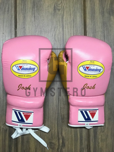 Yüksek Kaliteli Özelleştirilebilir Bağcıklı Hakiki Deri Tam Parmaklı Ayarlanabilir Bilek Kayışlı Cırtlı Kapatmalı El Boks Eldivenleri - Product Image 5