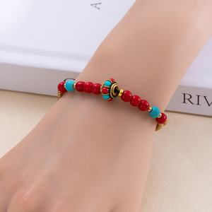 Bracelet tibétain ethnique rétro YL, tissé à la main en fer, style népalais, nouveau style chinois, cadeau de style national, pour touristes - Product Image 6