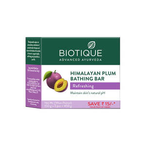 Biotique Himalayan Plum Solid <b>Soap</b> Bar 150g for All Skin Type - Product Image 4