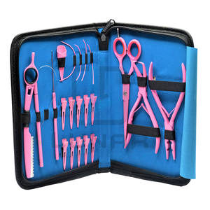 Lunaire Kit d'outils pour Extension de cheveux, ensemble avec aiguille Kit d'outils professionnel pour Extension de cheveux et perles-rose - Product Image 3