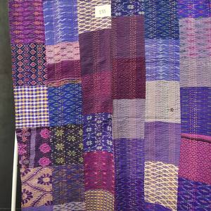 ผ้าห่มควิลท์ผ้าฝ้ายงานปะติดสไตล์วินเทจ งานฝีมือ ตกแต่งบ้าน - Product Image 1