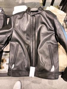 Chaqueta de cuero con logotipo de marca moderna para hombre, piel auténtica reversible, calidad fiable de lona de tela vaquera, producto más demandado - Product Image 6