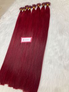 ต่อผมคุณภาพสูงแบบ I-Tip เคราติน ผมแท้ 100% เนียนตรงเป็นลอนธรรมชาติ จัดเรียงเกล็ดผมอย่างสมบูรณ์แบบ ผมสองชั้น - Product Image 3