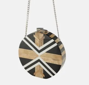 Pochette fantaisie en incrustation de nacre en bois de qualité supérieure pour pochette de mariage sac à main résine d'Inde - Product Image 6