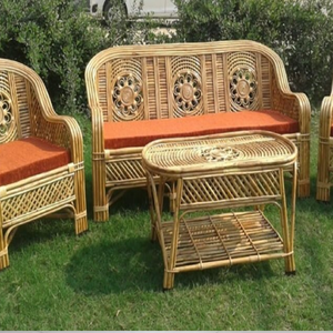 Sofá de bambú moderno con diseño escandinavo - Product Image 3