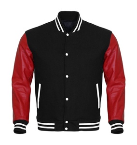 Veste Varsity unisexe avec doublure logo letterman personnalisé chenille brodé baseball hommes vestes coupe ample - Product Image 1