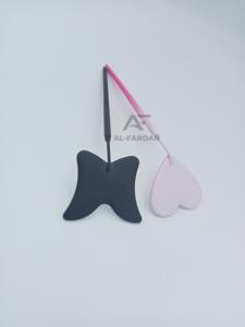 AL FARDAN mariposa en forma de corazón sólido Acero inoxidable extensión de pestañas espejo mango alta calidad Ombre dos tonos pinzas - Product Image 6