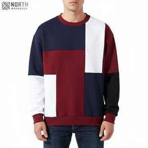 Sweatshirts en polaire décontractés pour hommes, manches longues, style hip-hop, streetwear, anti-froissement, vêtements de sport - Product Image 1