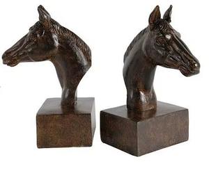 Lot de 2 serre-livres ananas finition or de luxe pour la décoration élégante du bureau à domicile et de la bibliothèque fabriqués à la main en Inde - Product Image 4