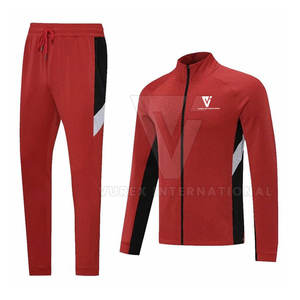 Elegante Slim Fit 100% algodón hombres chándal transpirable patrón sólido conjuntos para invierno al aire libre hecho en Pakistán venta en línea - Product Image 1