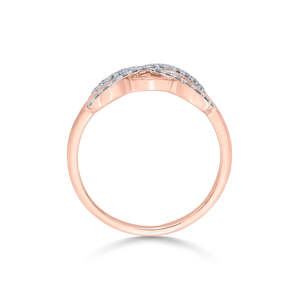 แหวนเพชรโรสโกลด์แบบลำลอง - Product Image 5