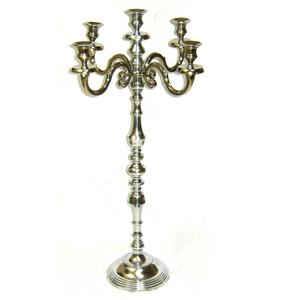 Luxueux Style Moderne 5 Bras Grand Candélabre Bougeoir De Noël En Métal De Haute Qualité avec Bougeoir Décoratif De Polissage - Product Image 5