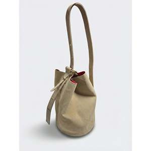 <b>Soft</b> <b>Crossbody</b> <b>Bag</b> in Genuine Suede Leather - Made in Italy - Art. 26009 - Product Image 4