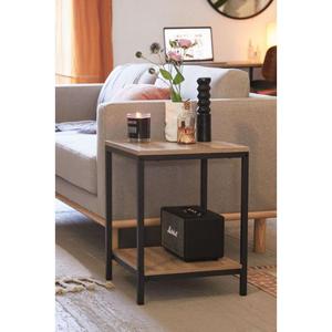 โต๊ะข้างโซฟาโลหะเก๋ไก๋ด้วยการออกแบบโบราณระดับพรีเมียมและสร้างขึ้นเพื่อเพิ่มความสง่างามเหนือกาลเวลาให้กับห้องนั่งเล่น - Product Image 2