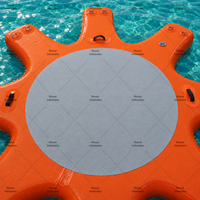 Plateforme flottante gonflable sur mesure pour SUP, yoga aquatique et sports nautiques en plein air