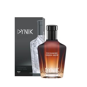 Parfum sur mesure OEM/ODM, taille standard, parfum pour homme DYNIK Cocooning Under Snow 50ml, fragrance boisée longue durée - Product Image 1