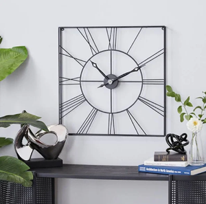 นาฬิกาแขวนผนังโลหะทรงกลมเพรียวบางและมินิมอลเหมาะสำหรับตกแต่งบ้านหรือสำนักงานร่วมสมัยสินค้าจำนวนมากขายส่ง - Product Image 5