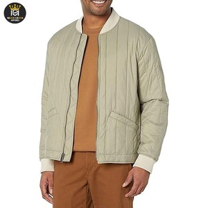 Nouvelle vente en gros Bomber personnalisé hommes printemps extérieur coupe-vent grande taille Bomber veste d'hiver - Product Image 1