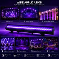 Barre LED linéaire stroboscopique extérieure 450W IP65 RGB+Blanc avec mappage de pixels, éclairage de scène DMX512 pour concerts et événements
