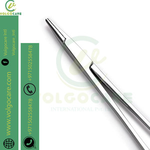 Wholesale 8 Inches Silver Stainless Steel Needle <b>Holder</b> High Quality Manual Forceps in All Designs and Styles - Product Image 5