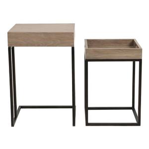 Brown Mango Wooden <b>Nesting</b> <b>Tables</b> Set <b>of</b> <b>3</b> Handcrafted Eco-Friendly Durable Industrial Antique Home Furniture Wholesale India - Product Image 2