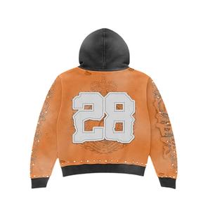 ชุดวอร์มสไตล์วินเทจแบบยูนิเซ็กซ์ ผ้าทอแบบเรียบง่าย เป็นมิตรกับสิ่งแวดล้อม ล้างสีแบบแอซิดวอช ทรงปกติ ผ้าหนา ระบายอากาศได้ดี สำหรับผู้ชาย - Product Image 5