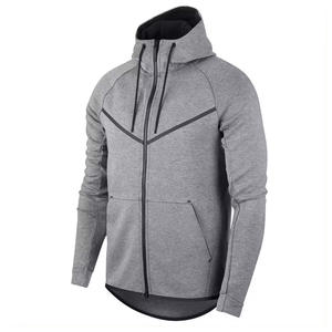 Usaze Sports 2025 entrenamiento personalizado Jogging cremallera sudaderas con capucha trajes cómodos conjunto de dos piezas chándales de invierno para hombres de talla grande - Product Image 4