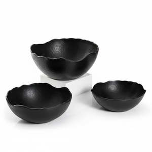 Latest Design Metal Salad Bowls Dining Table Serving Bowl Gold Color Hotels <b>Dinnerware</b> Serving Bowls Handmade - Product Image 5