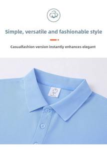 Personalizado bordado impreso diseño liso 200Gsm algodón poliéster Polo en blanco manga corta hombres mujeres Golf Polo camisetas - Product Image 5