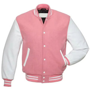 Venta caliente personalizado Cool Style Hombres High Street Fleece Winter Varsity Jacket Baseball Bomber Leather Varsity Jackets - Product Image 4