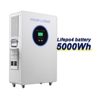 Système de stockage d'énergie solaire domestique monophasé haute fréquence 5000Wh avec contrôleur MPPT, lampe torche et source d'alimentation par panneau solaire - Product Image 2