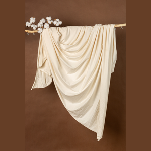 Vestido de sarga de encaje de algodón orgánico 180 Gsm 95% del fabricante de Vietnam, tela tejida individual transpirable para niñas, entrega rápida embalada - Product Image 5