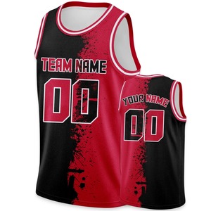Maillot de basket personnalisé pour hommes femmes imprimé équipe nom numéro Hip Hop équipe uniformes maillots de sport chemises pour jeunes enfants - Product Image 1