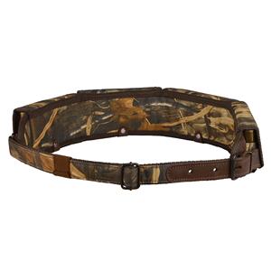 Cinturón Porta Municiones de Alta Calidad para Calibres 12 y 16, Bandolera de Camuflaje Marrón - Product Image 6