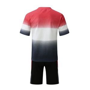 Wholesale Custom New Arrival Sublimation Jogging Sportswear Gym Tracksuit and Short 2 Piece Shorts Track <b>Suit</b> Men <b>T</b> <b>Shirt</b> Set. - Product Image 3
