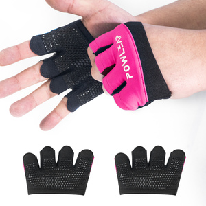 Mujeres Hombres Cross Fitness Training WODS Guantes de levantamiento de pesas Acolchado de silicona Antideslizante Culturismo Powerlifting Guantes de gimnasio - Product Image 3