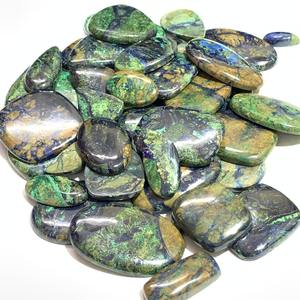 Azurita Malaquita Natural, Piedra Preciosa Facetada Suelta en Formas Mixtas para Fabricación de Joyería, Suministro al por Mayor de Fábrica, Exportación para Compradores - Product Image 1