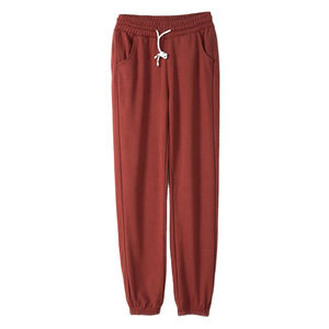 Pantalon de survêtement pour femme grande taille, jogging, pantalon de sport décontracté à taille élastique, ample, en coton, pour fitness et gym - Product Image 3