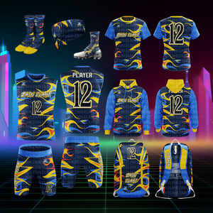 Compression 7 sur 7 Qualité Uniforme Personnalisé Football 7V7 Uniformes Football Scolaire Sublimé 7on7 2025 - Product Image 1