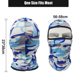 Custom Logo Printing Face <b>Mask</b> Full Face Cover UV Protector Motorcycle Summer Sports Camo Soft Breathable Balaclava DDP Shipping - Product Image 3
