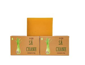 Jabón de hierba de limón y cúrcuma Jabón de baño orgánico hecho a mano a base de hierbas naturales Blanqueamiento Cuidado DE LA PIEL OEM ODM Fabricante de Vietnam - Product Image 2