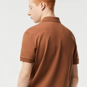 Polo de Verano Esencial para Hombre, Liso, Manga Corta, 3 Botones, Cuello Clásico, Ropa Básica, Múltiples Colores, Opciones de Talla, Marca Privada - Product Image 3