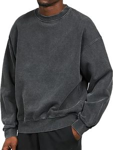 Sweatshirts coupe-vent à séchage rapide pour hommes avec logo personnalisé 100% coton pour l'hiver Technique de teinture unie - Product Image 2