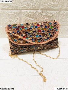 กระเป๋าเงินผู้หญิงสำหรับตอนเย็นมีประกายระยิบระยับกระเป๋าคลัทช์ซองประดับหรูหราสำหรับงานปาร์ตี้เพื่อการโฆษณา - Product Image 6