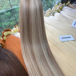 Extensions de cheveux humains en vrac de qualité supérieure, couleur chaude, prix de gros, fabrication directe, cheveux vierges vietnamiens, super double trame - Product Image 1