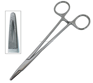 Portaagujas Mayo-Hegar WPS de 7.5 Pulgadas, Instrumento Quirúrgico de Sutura de Acero Inoxidable TC, Herramienta Quirúrgica Dental y Veterinaria - Product Image 1